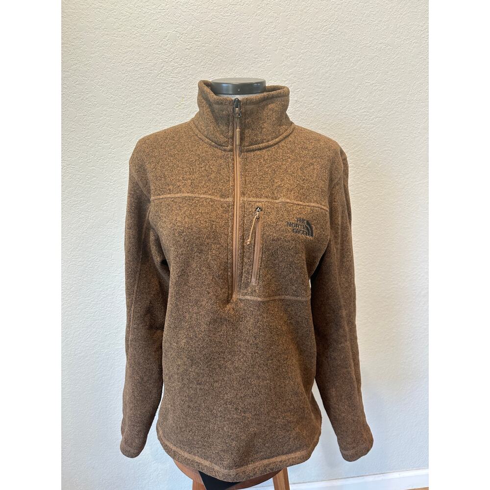 The North Face Brown Fleece Quarter Zip Pullover Women’s S Cozy Gorpcore Outdoor